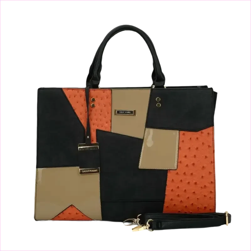 Stylish Large Capacity Handbag Set for Women in Contrasting Styles - Pleasures and Sins