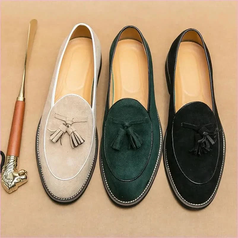 Suede Tassel Loafer for the Latest Mens Fashion Trend - Pleasures and Sins