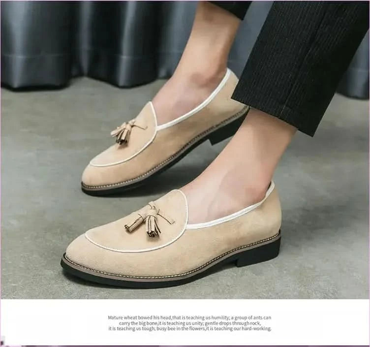 Suede Tassel Loafer for the Latest Mens Fashion Trend - Pleasures and Sins