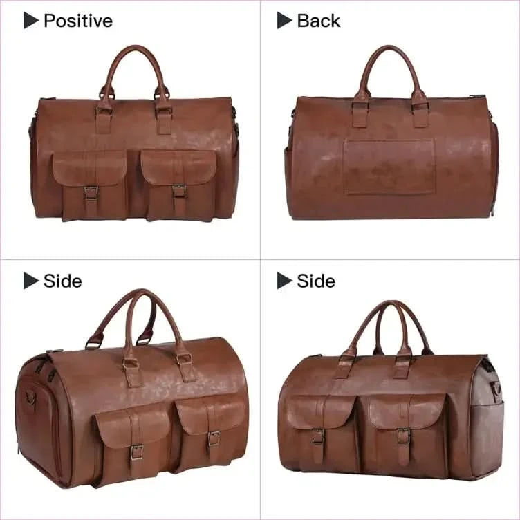 Travel Duffle Bag with Shoe Compartment and Large Capacity - Pleasures and Sins