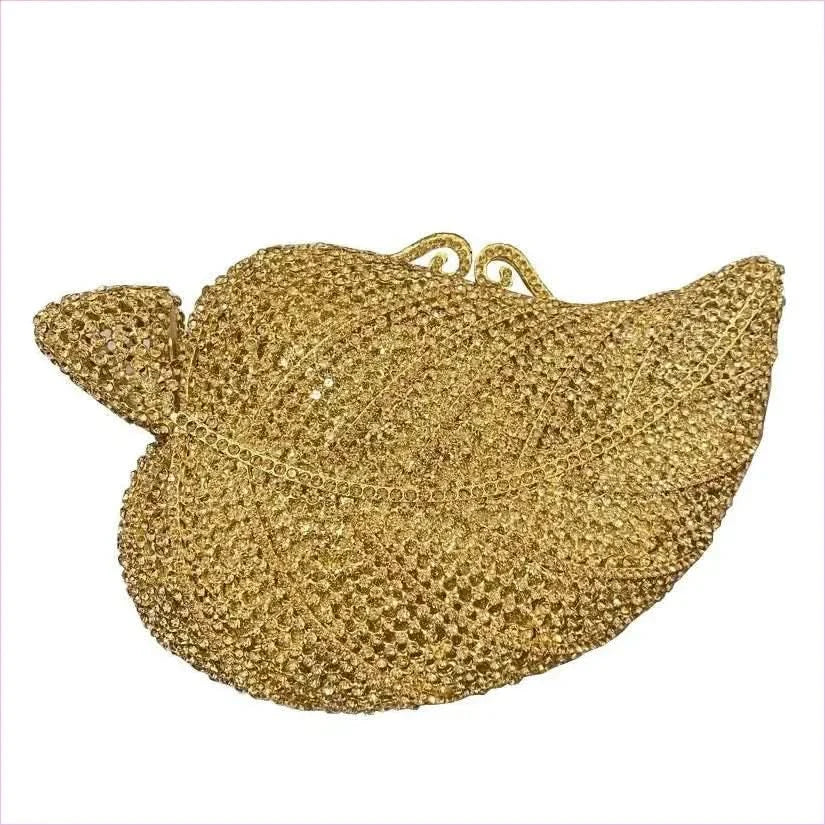 Tree Leaf Inlaid Diamond Dinner Bag for Elegant Evenings - Pleasures and Sins