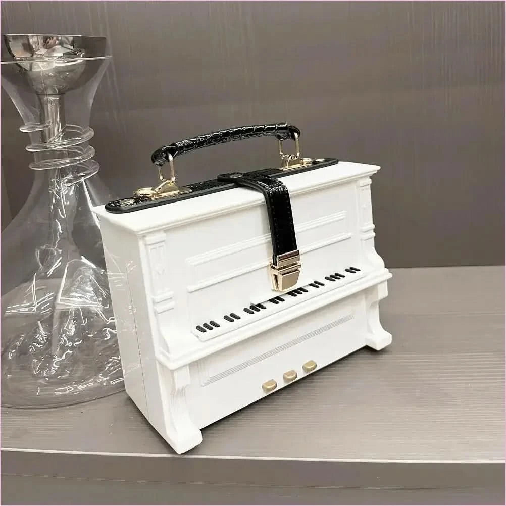 Unique Luxury Piano Shape Crossbody Shoulder Bag - Pleasures and Sins