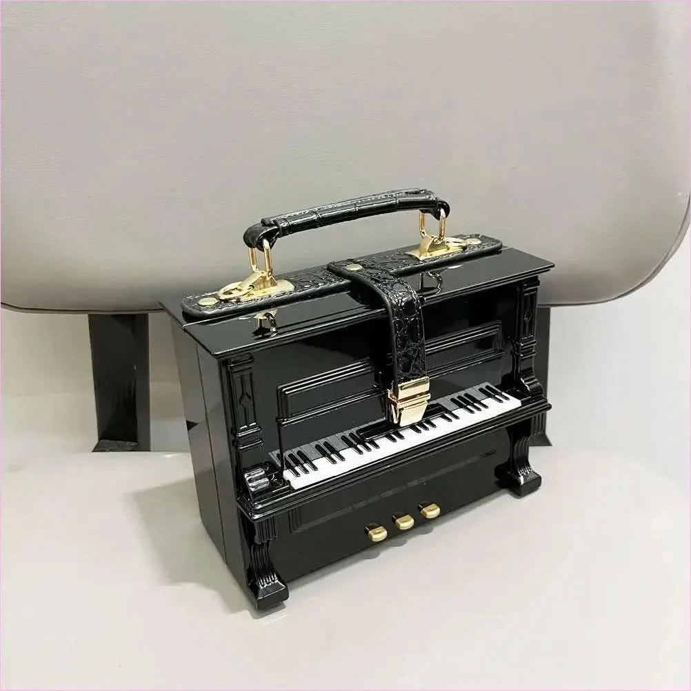 Unique Luxury Piano Shape Crossbody Shoulder Bag - Pleasures and Sins