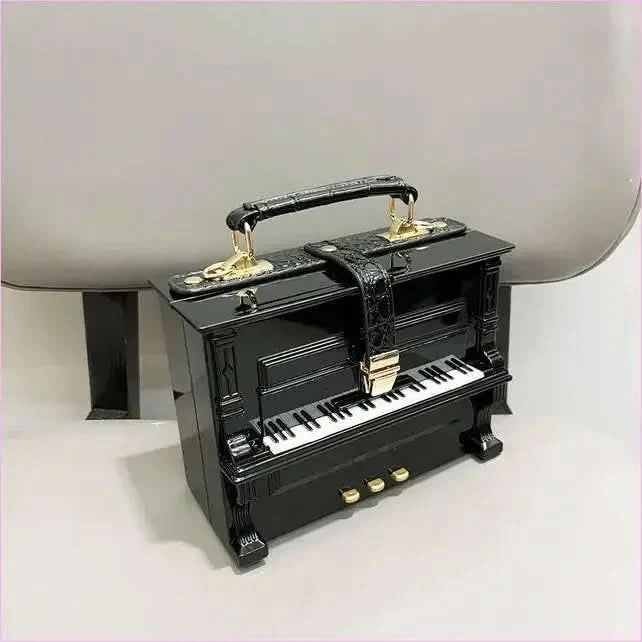 Unique Luxury Piano Shape Crossbody Shoulder Bag - Pleasures and Sins