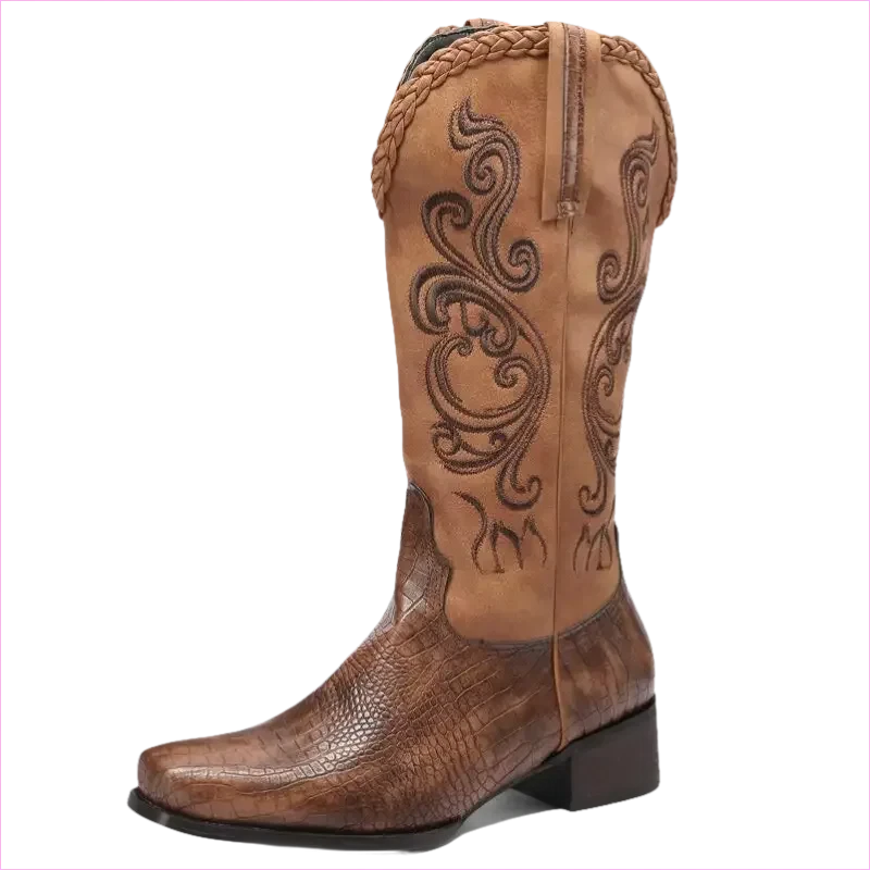 Unisex Western Cowboy Boots for Style and Comfort - Pleasures and Sins