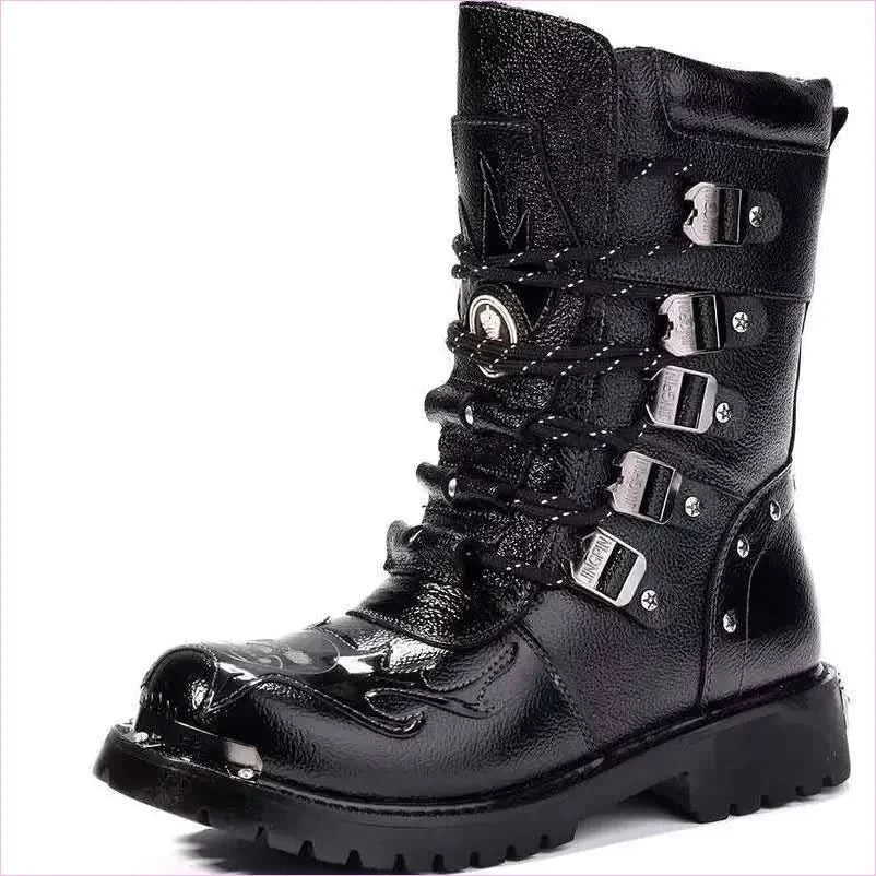 Versatile High-top Men’s Punk and Goth Boots for Every Occasion - Pleasures and Sins