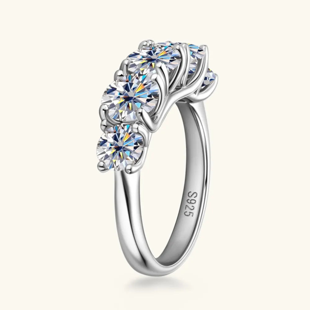 3.6 Carat Moissanite 925 Sterling Silver Ring Ring Pleasures and Sins