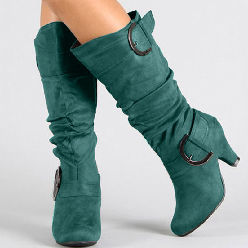 Fashion Brushed Velvet Spring And Autumn Women's Boots Boots Pleasures and Sins