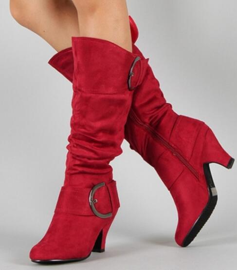 Fashion Brushed Velvet Spring And Autumn Women's Boots Boots Pleasures and Sins
