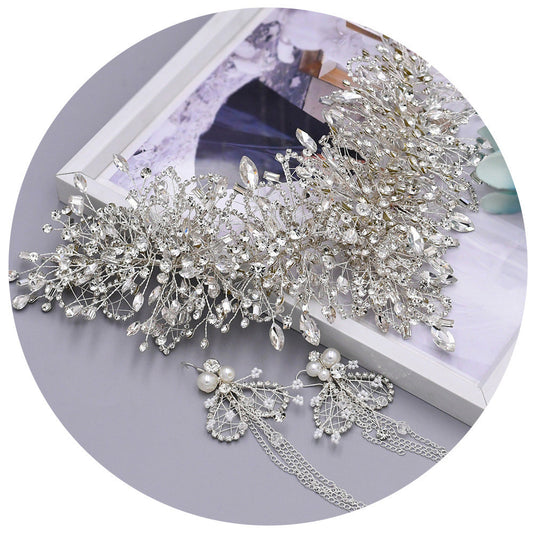 Bridal Full Head Luxury Crystal Wedding Tiara Crown Pleasures and Sins