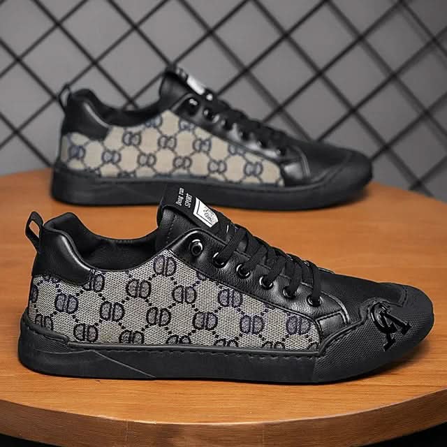 Mens Casual Trendy Board Shoes Sneakers Pleasures and Sins Black 39