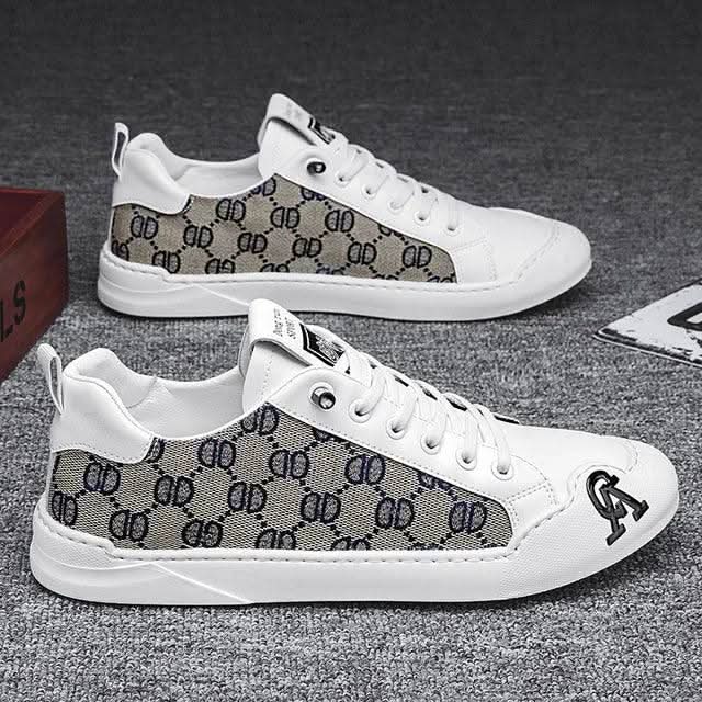 Mens Casual Trendy Board Shoes Sneakers Pleasures and Sins white 39