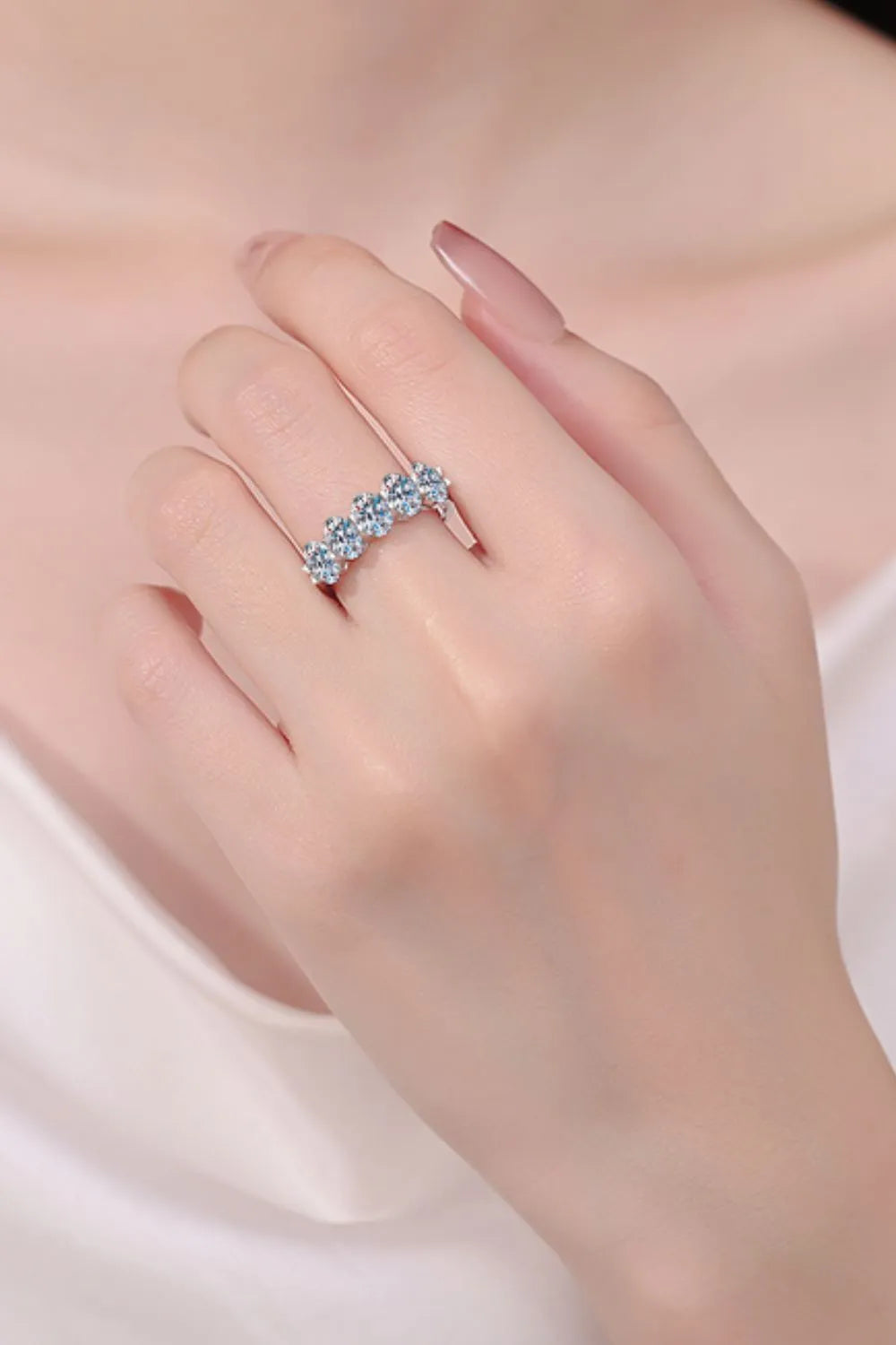 2.5 Carat Moissanite 925 Sterling Silver Ring Ring Pleasures and Sins