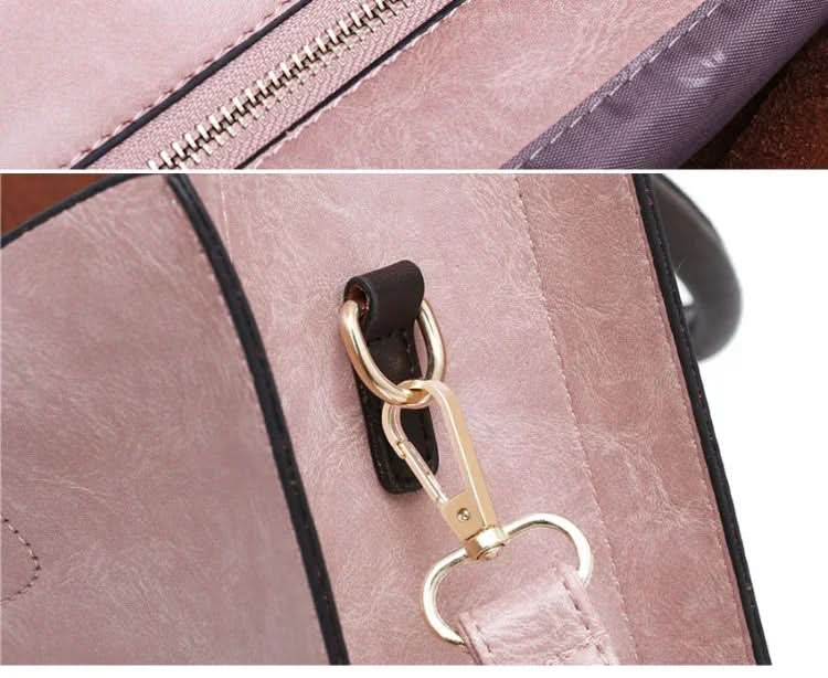 3 Pc Women Large Tote Bags Shoulder Bag Purse Bag Pleasures and Sins