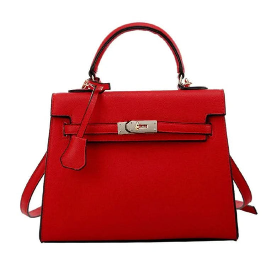 Womens Crossbody Handbag Single Shoulder Kelly Bag Bag Pleasures and Sins Red