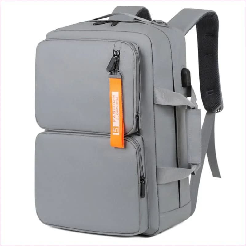 Black Multifunctional Backpack Large Capacity Business Laptop Bag - Pleasures and Sins