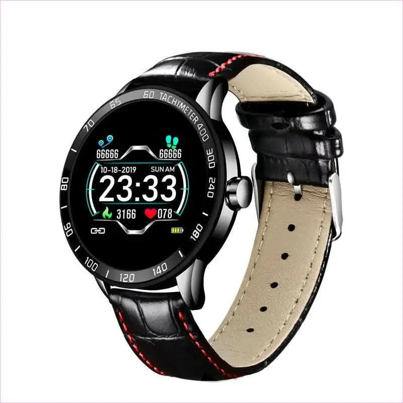 Blue and Gold Smart Watch for Heart Rate Steps and Blood Pressure Detection - Pleasures and Sins