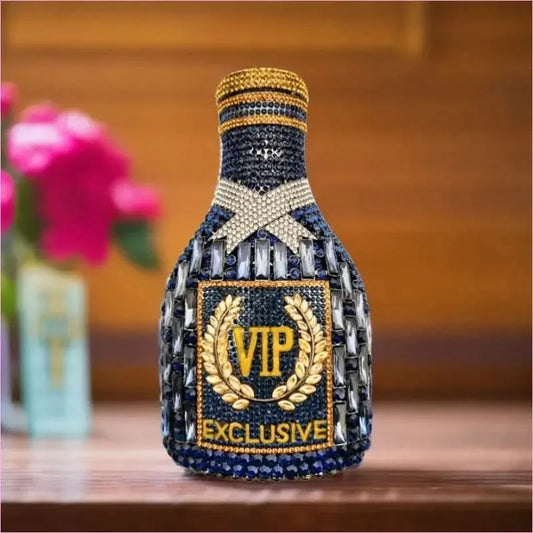 Champagne Bottle Rhinestone Bling Evening Bag - Pleasures and Sins