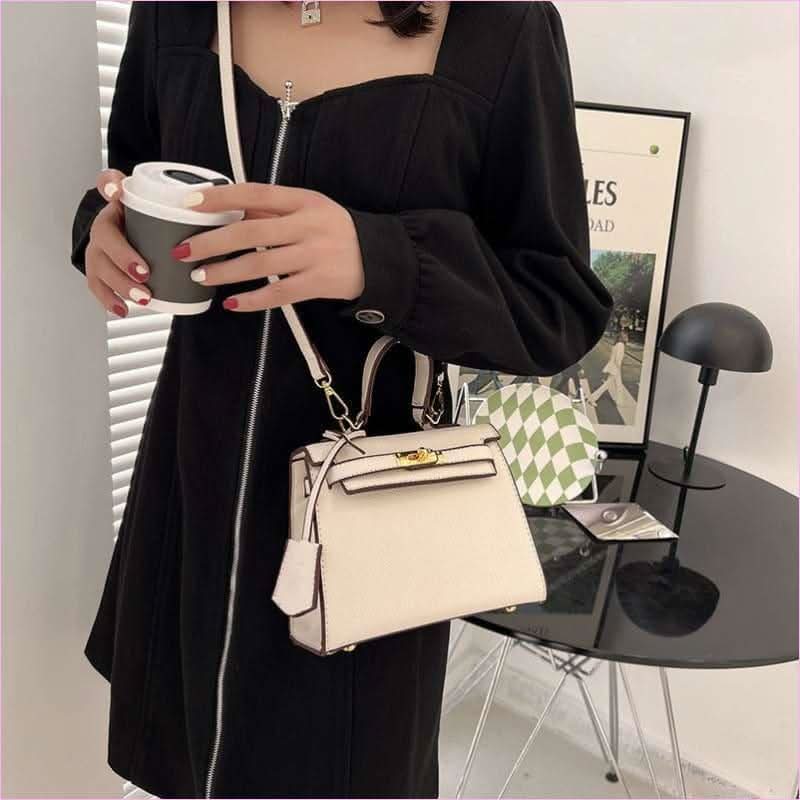 Colorful Solid Pu Kelly Small Bag for a Chic Crossbody Look - Pleasures and Sins