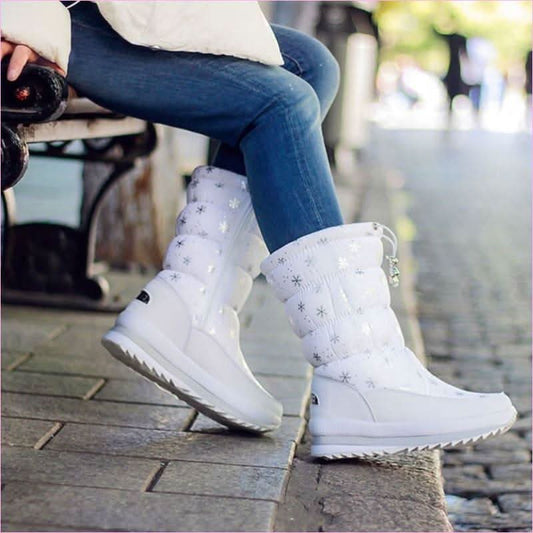 Cozy Thermal Multicolor Padded Snow Boots for Winter Adventures - Pleasures and Sins