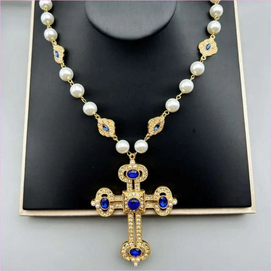 Crowned Pearl Necklace an Avant-garde Piece Marries Raw Power and Elegance - Pleasures and Sins