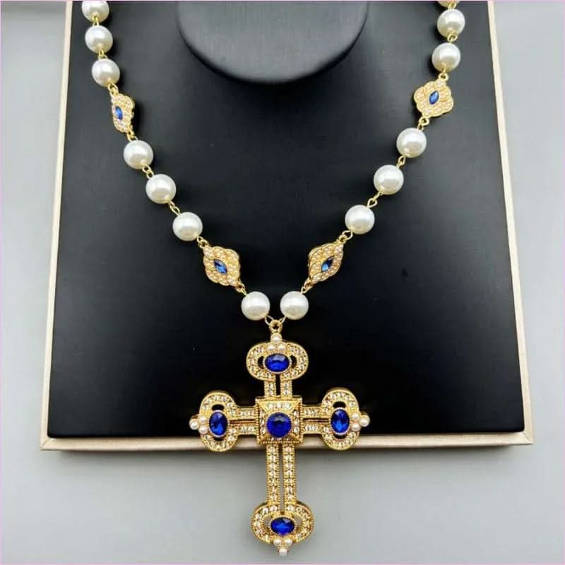 Crowned Pearl Necklace an Avant-garde Piece Marries Raw Power and Elegance - Pleasures and Sins