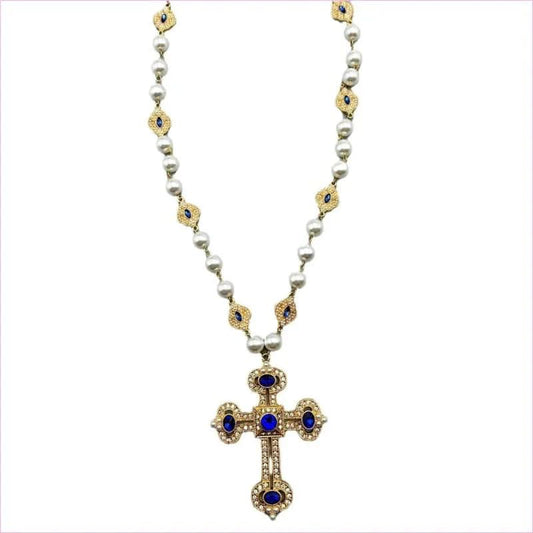 Crowned Pearl Necklace an Avant-garde Piece Marries Raw Power and Elegance - Pleasures and Sins