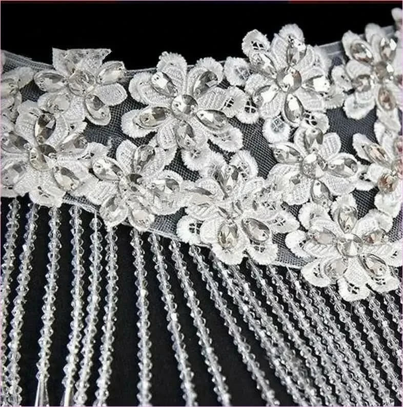Crystals Wedding Neck Bolero for an Elegant Bridal Look - Pleasures and Sins