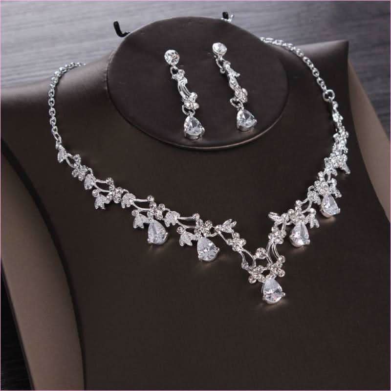 Elegant Bridal Jewelry Set for the Bride Seeking a Fashion Statement on Her Special Day - Pleasures and Sins