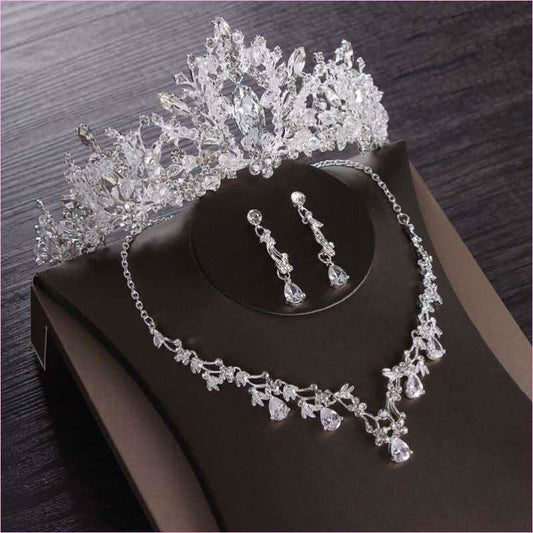 Elegant Bridal Jewelry Set for the Bride Seeking a Fashion Statement on Her Special Day - Pleasures and Sins