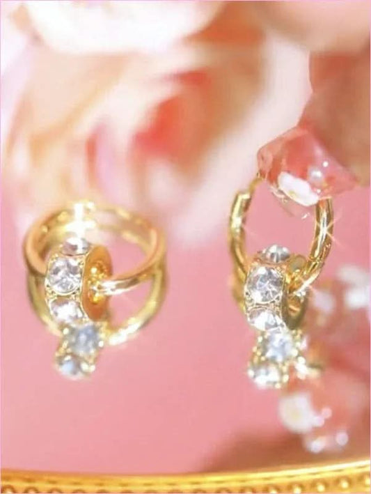 Exquisitely Crafted Diamond Hoop Earrings for Versatile Style - Pleasures and Sins