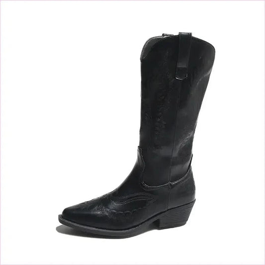 Fashion Embroidered Ladies Western Cowgirl Boots - Pleasures and Sins
