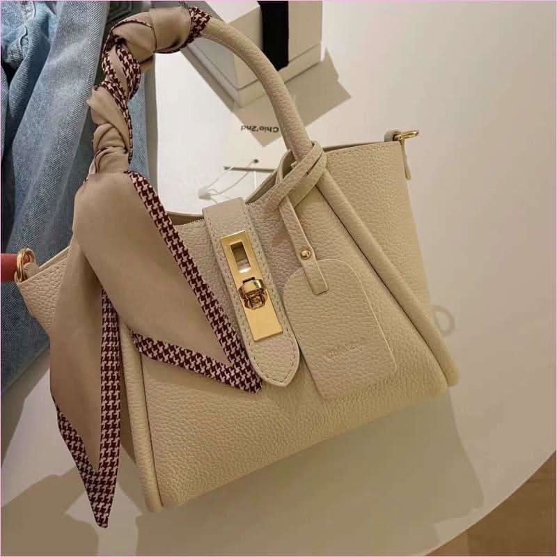 Faux Leather Patterned Portable Tote Bag Soft Faux Shoulder Girdle - Pleasures and Sins