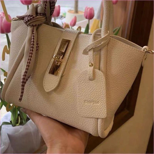 Faux Leather Patterned Portable Tote Bag Soft Faux Shoulder Girdle - Pleasures and Sins