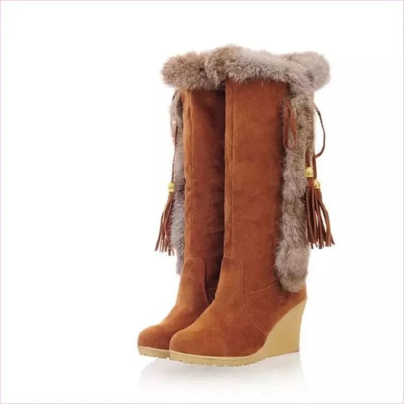 Faux Suede Wedge Boots for Ultimate Style and Comfort this Season - Pleasures and Sins