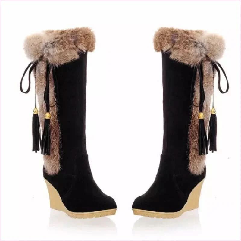 Faux Suede Wedge Boots for Ultimate Style and Comfort this Season - Pleasures and Sins
