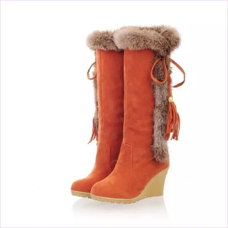 Faux Suede Wedge Boots for Ultimate Style and Comfort this Season - Pleasures and Sins