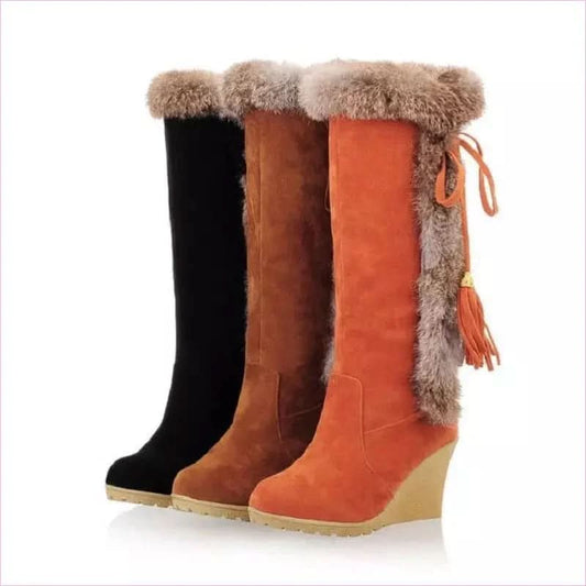 Faux Suede Wedge Boots for Ultimate Style and Comfort this Season - Pleasures and Sins