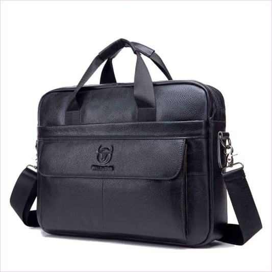 Genuine Leather Briefcase for Modern Professionals with Ample Space - Pleasures and Sins