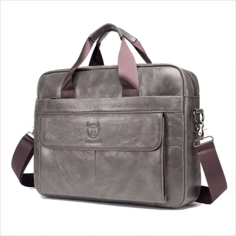 Genuine Leather Briefcase for Modern Professionals with Ample Space - Pleasures and Sins