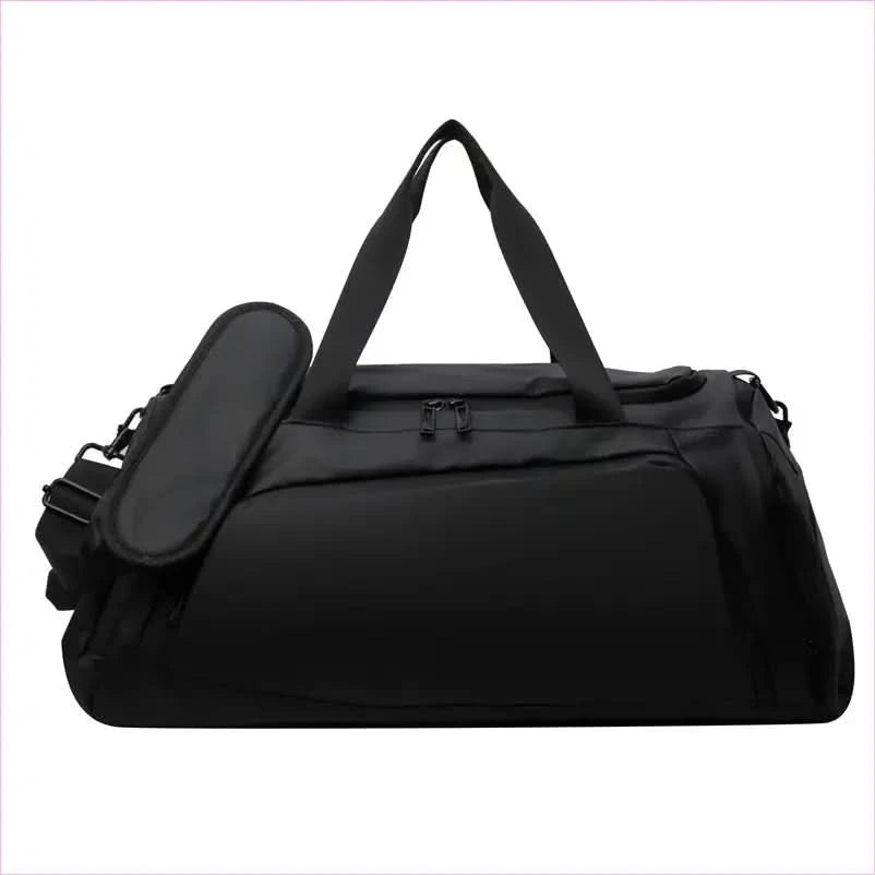 Gray Men's Waterproof Oxford Travel Duffel Bag with Compartments - Pleasures and Sins