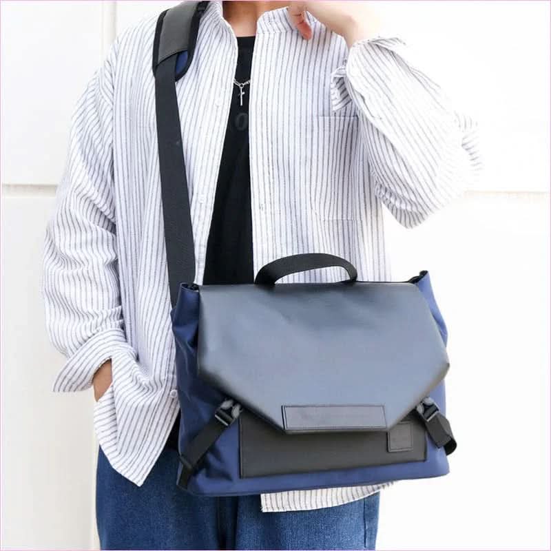 Haute Luxe Mens Shoulder Bag for Large Capacity Style - Pleasures and Sins