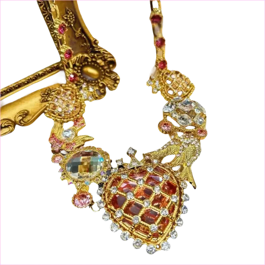 Heavy Bling Statement Luxury Drag Queen Necklace for Fashion Lovers - Pleasures and Sins