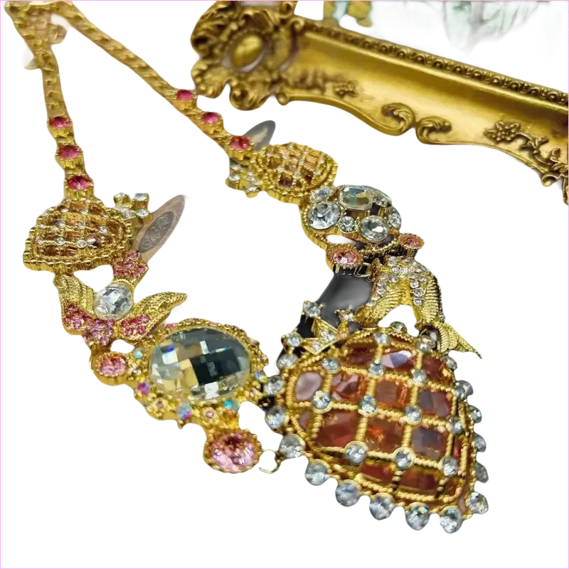 Heavy Bling Statement Luxury Drag Queen Necklace for Fashion Lovers - Pleasures and Sins