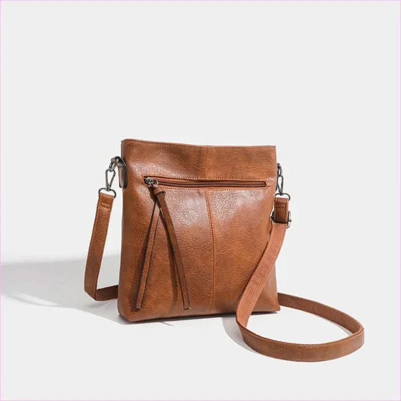 High-end Textured Artificial Leather Retro Shoulder Bag - Pleasures and Sins