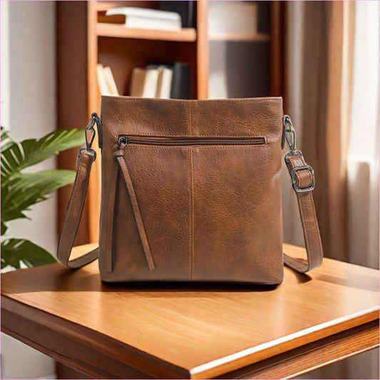 High-end Textured Artificial Leather Retro Shoulder Bag - Pleasures and Sins