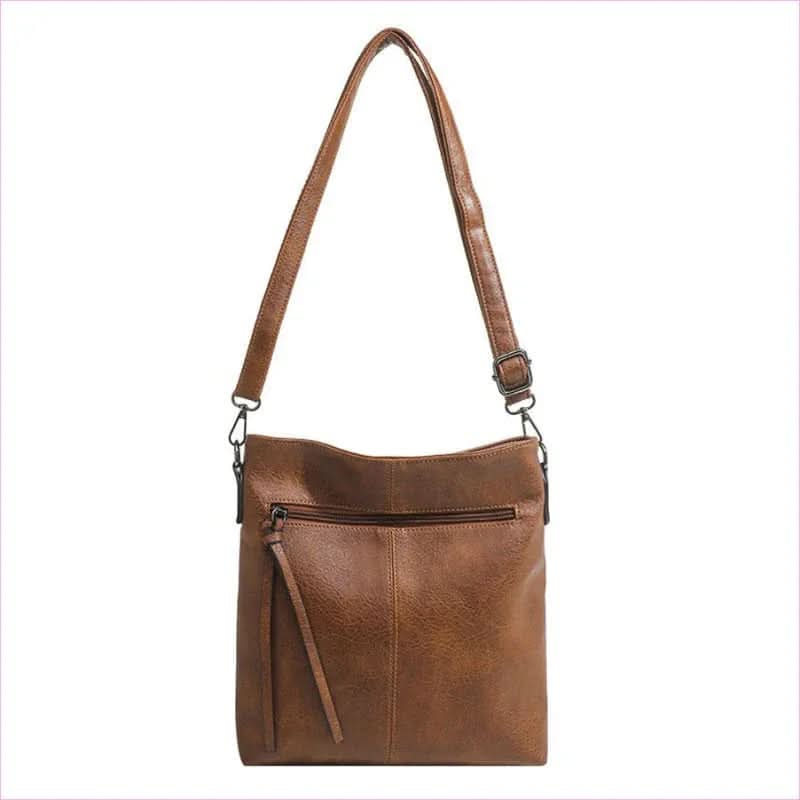 High-end Textured Artificial Leather Retro Shoulder Bag - Pleasures and Sins