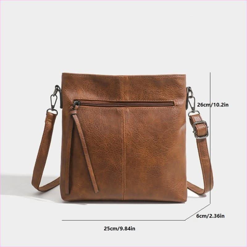 High-end Textured Artificial Leather Retro Shoulder Bag - Pleasures and Sins