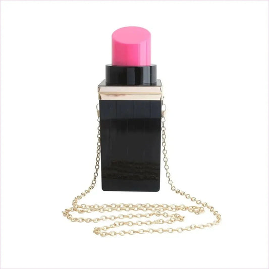 Lipstick Shape Hand Shoulder Evening Bag for Luxe Style - Pleasures and Sins