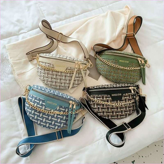 Luxurious Style Women’s Fashion Shoulder Bag with Elegant Chain Detail - Pleasures and Sins
